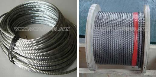 Factory Price 302 Stainless Steel Wire Rope