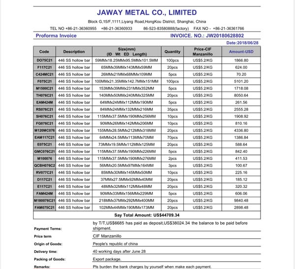 446 Stainless Steel Supplier