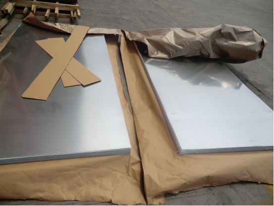 Polished stainless steel sheets