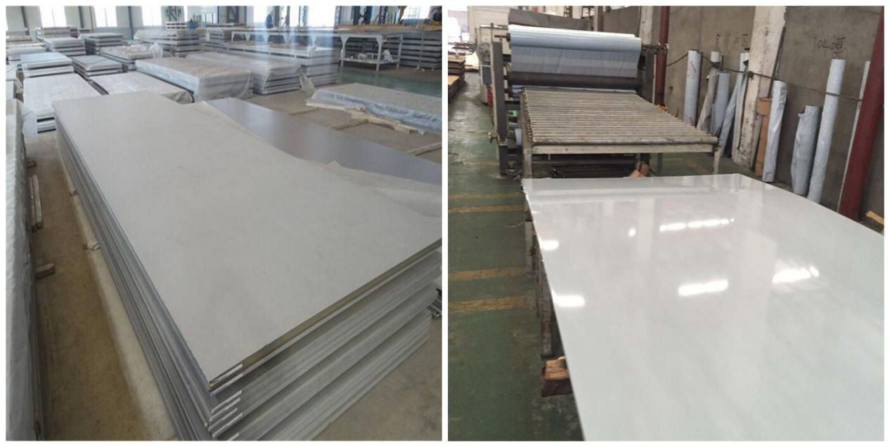 Stainless steel sheet and plate