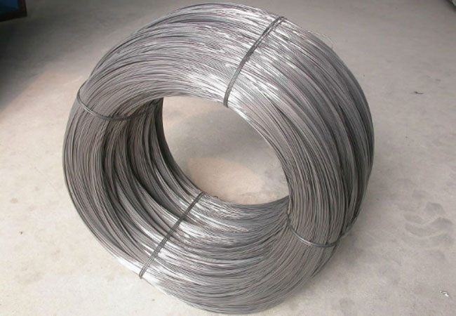 Stainless steel hydrogen back wire
